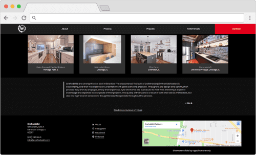 CraftedWild website
